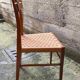 5 chaises paille tressée 60's