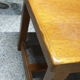 Solid oak farm table