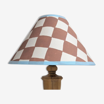 Checked lampshade