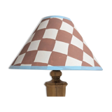 Checked lampshade