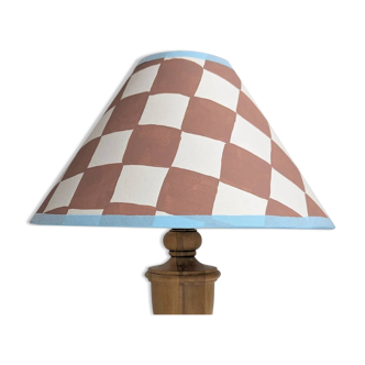 Checked lampshade