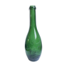 Italian green glass bottle 70s
