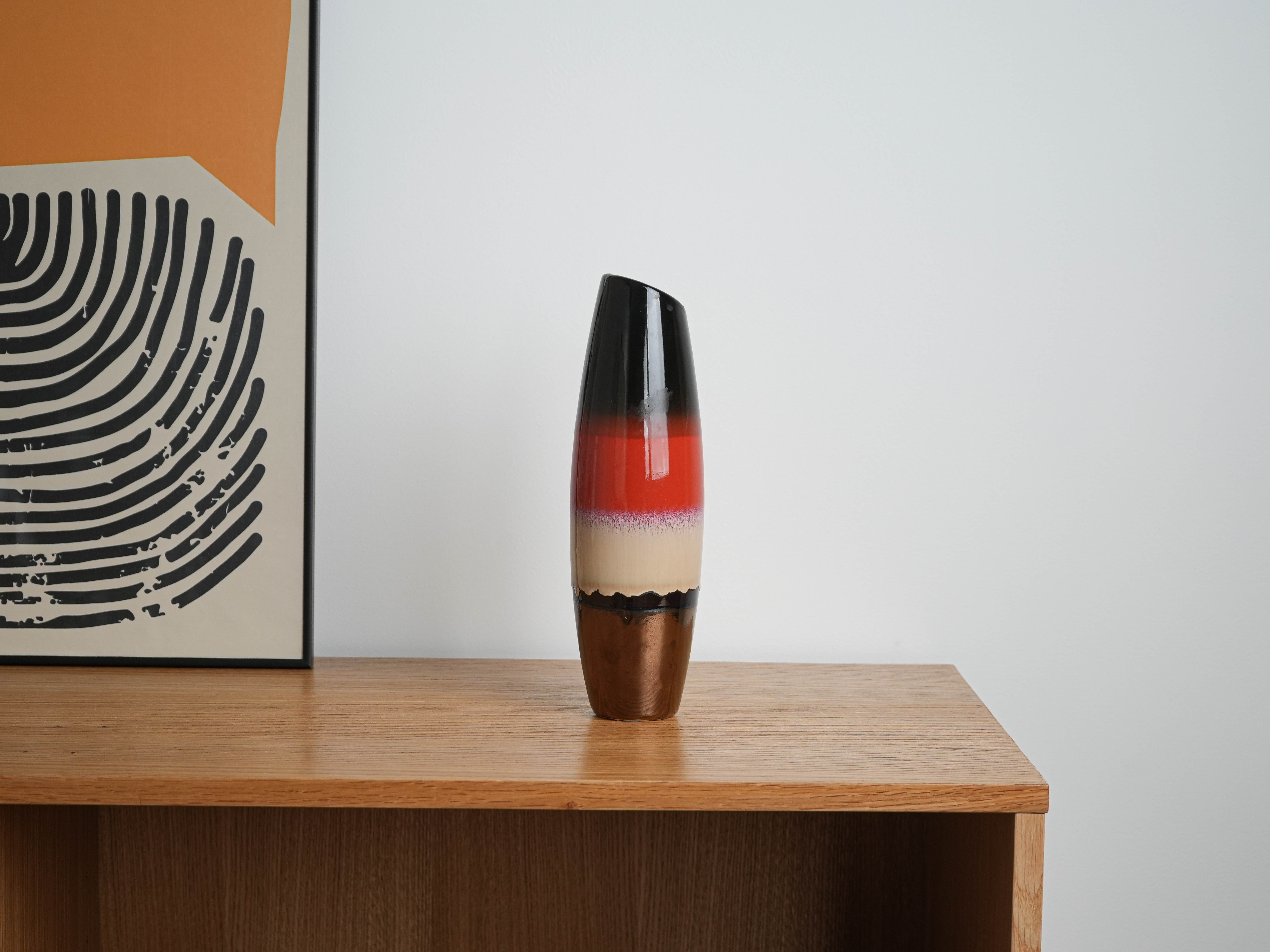 Vase en céramique, design danois, années 1960, fabriqué au Danemark