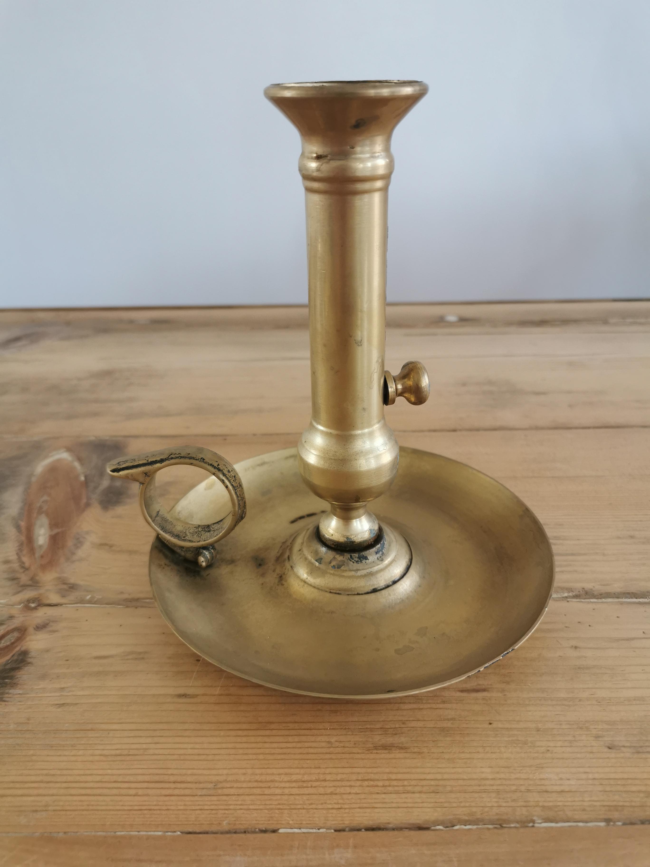 Brass candle holder