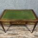 Louis XVI style desk in mahogany and copper reeds circa 1880