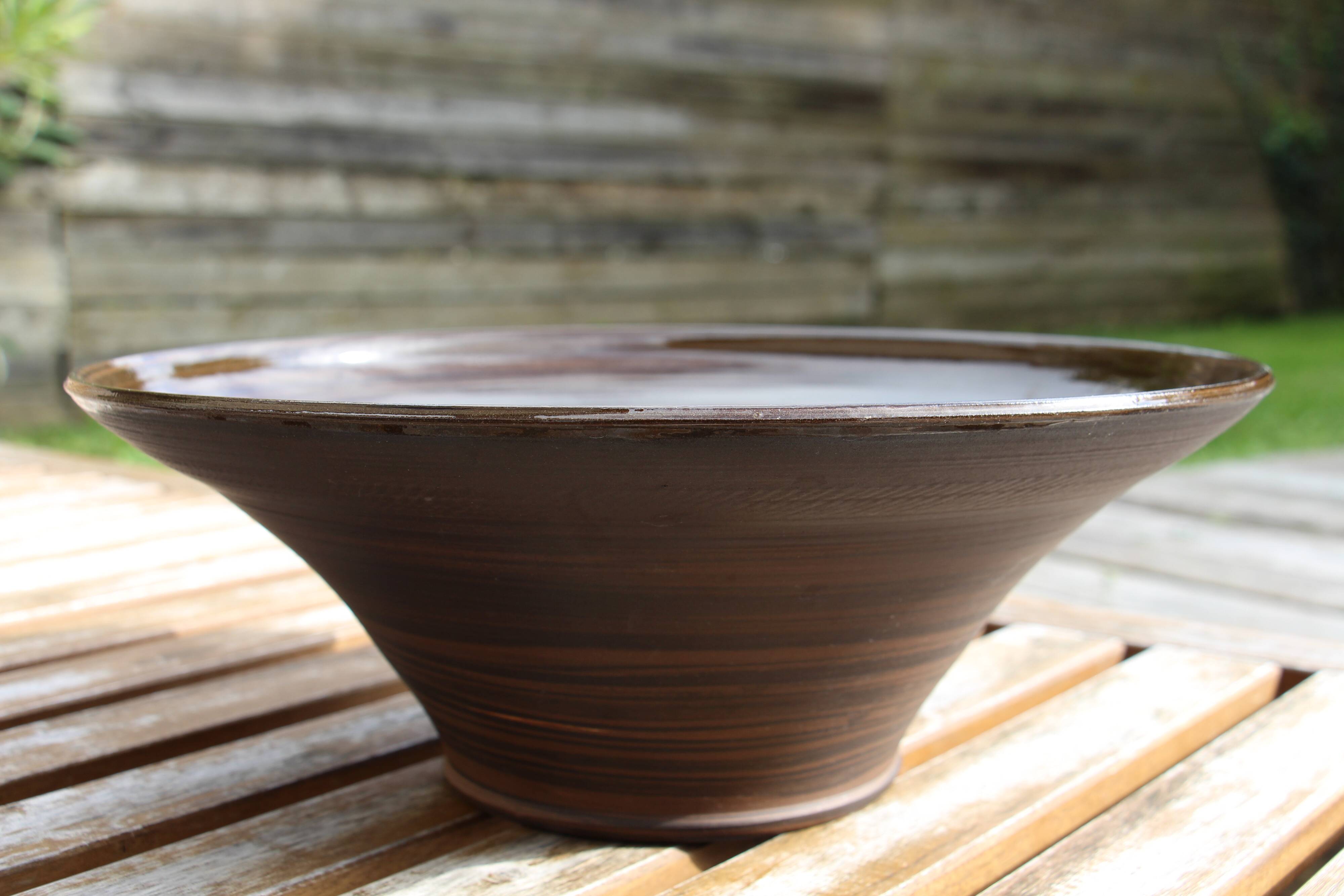 Vintage ceramic salad bowl