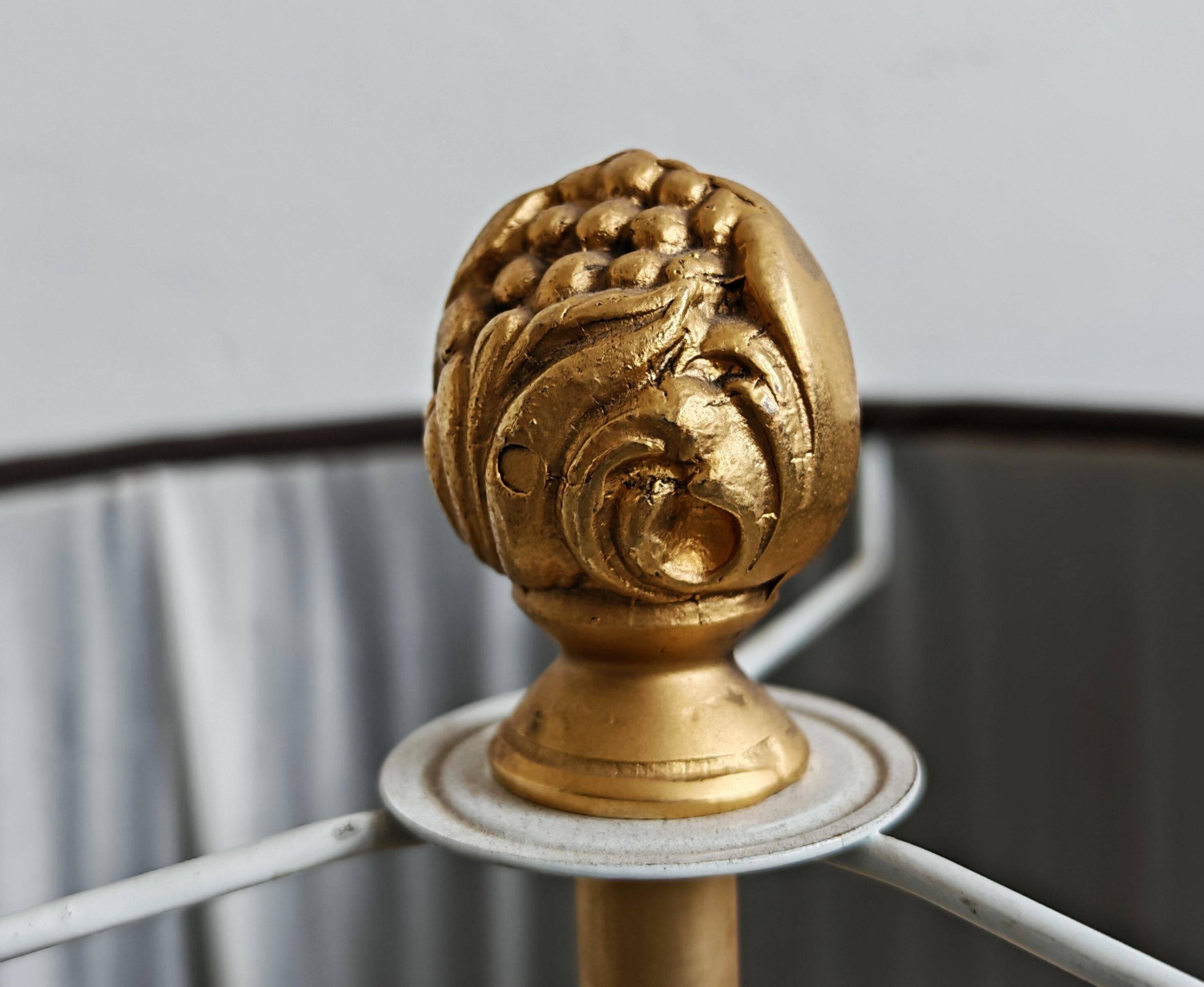 Pair of Hollywood Regency table lamps by Laudarte from the 2000s.