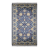 Tapis d'orient iran kashan- fait main  - dimensions: 1.37 x 0.68 cm