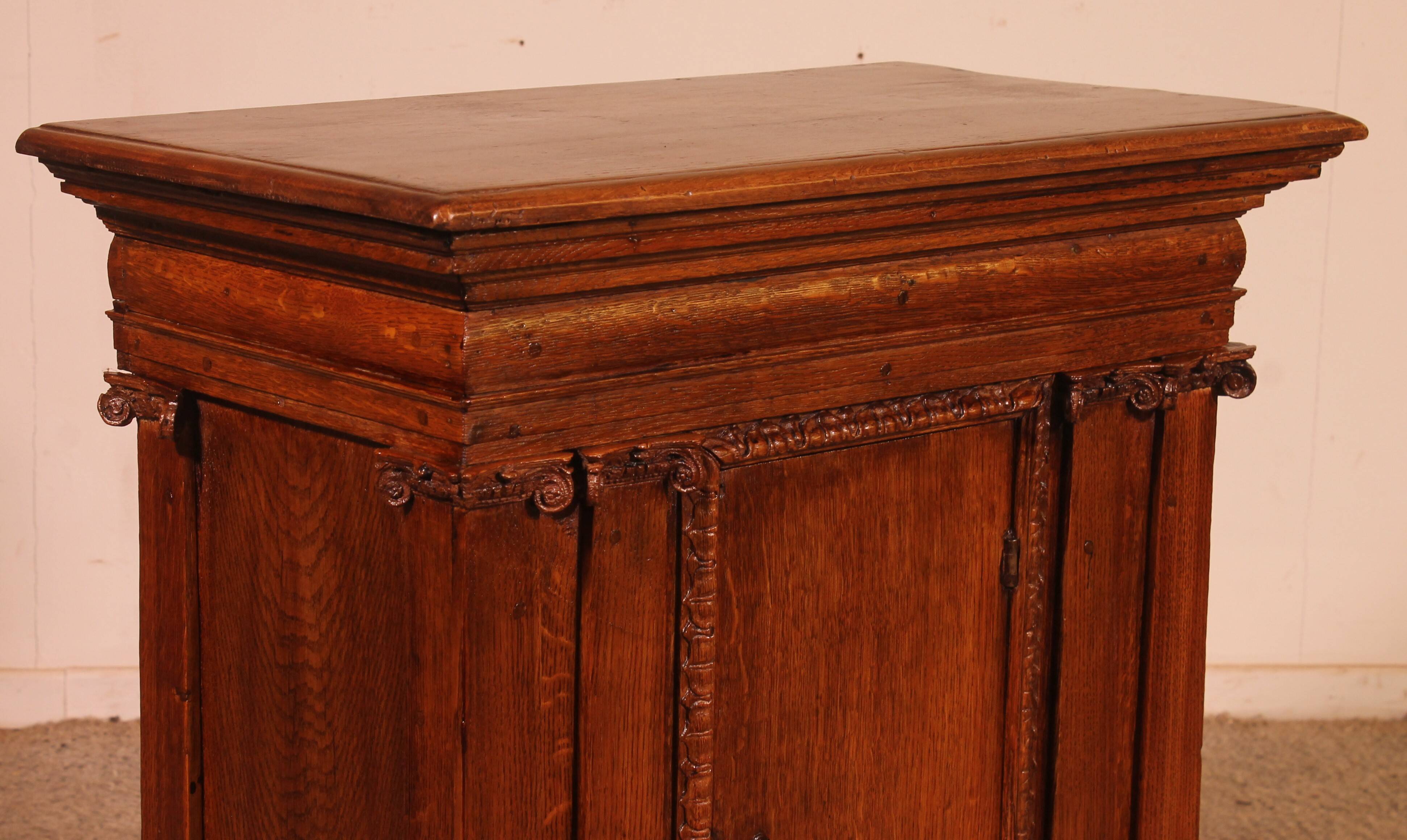 Renaissance oak tabernacle