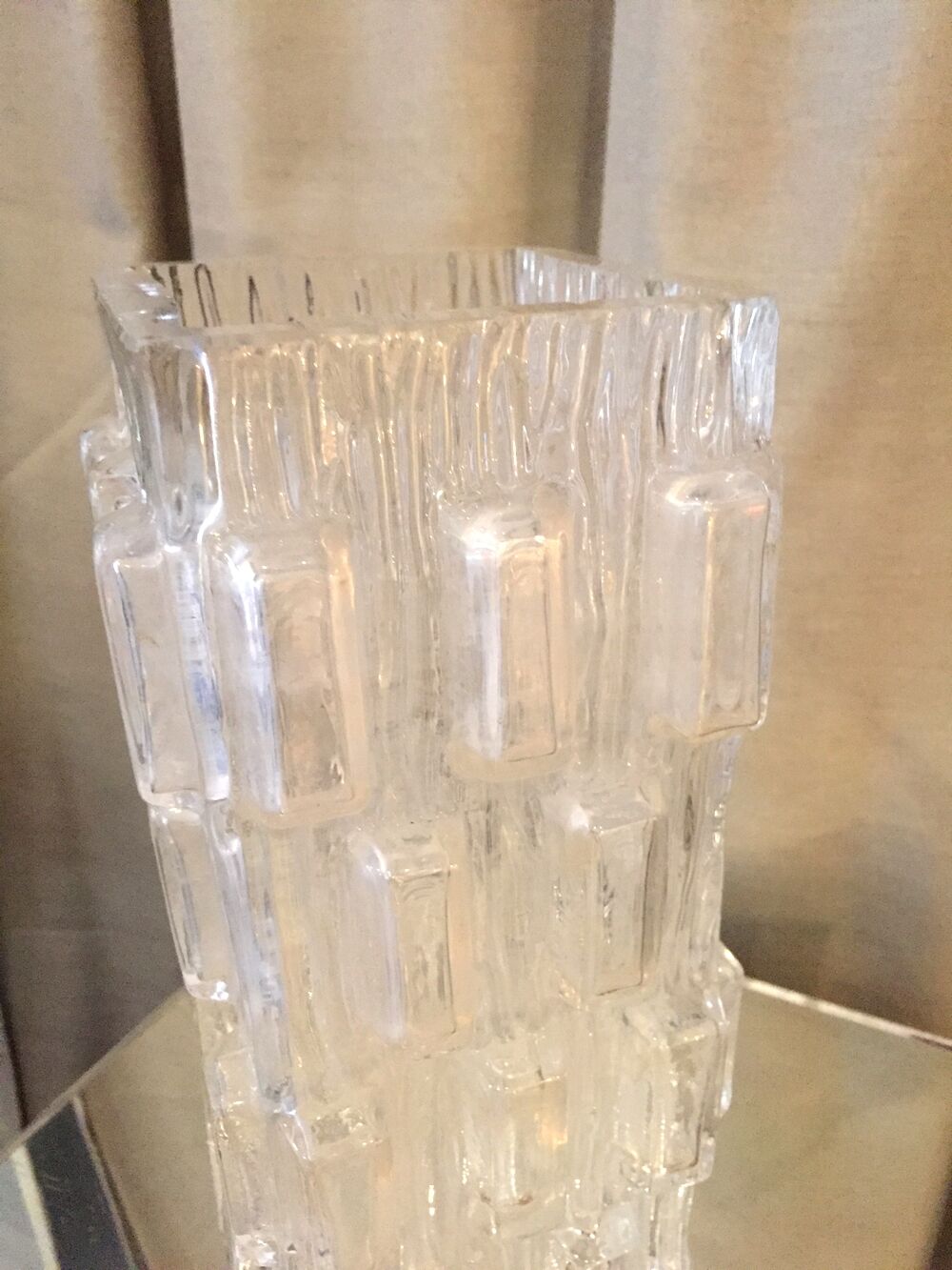 Vase art deco rectangle