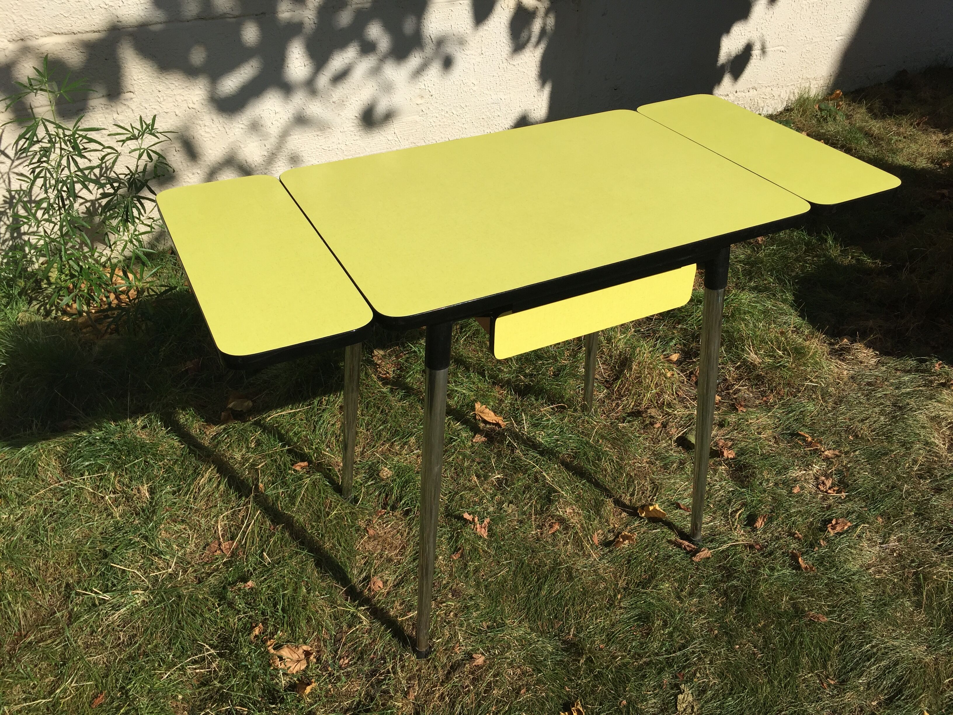 Bright yellow formica small model