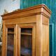 Bookcase Louis Philippe 2 doors in blond cherry tree