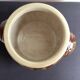Enamelled stoneware pot