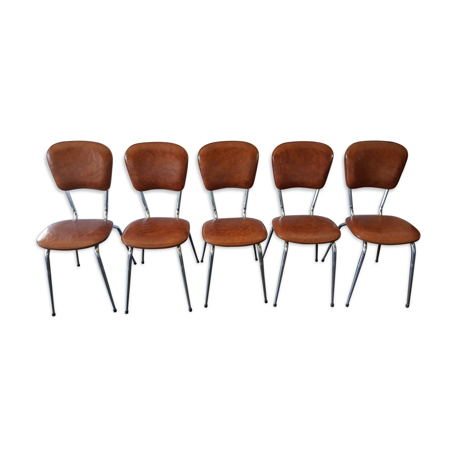 Set of 5 vintage chairs