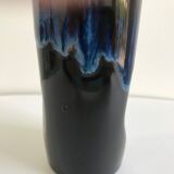 Blue design ceramic vase