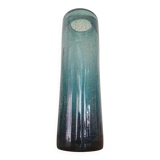 Large blown glass scroll vase - vintage Bendor glassware