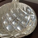 Pineapple cup series and 5 silver metal bowls