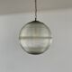 Parisian glass holophane hanging lamp