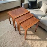Set of 3 mid-century nesting tables by Wilhelm Renz, Germany 1960s