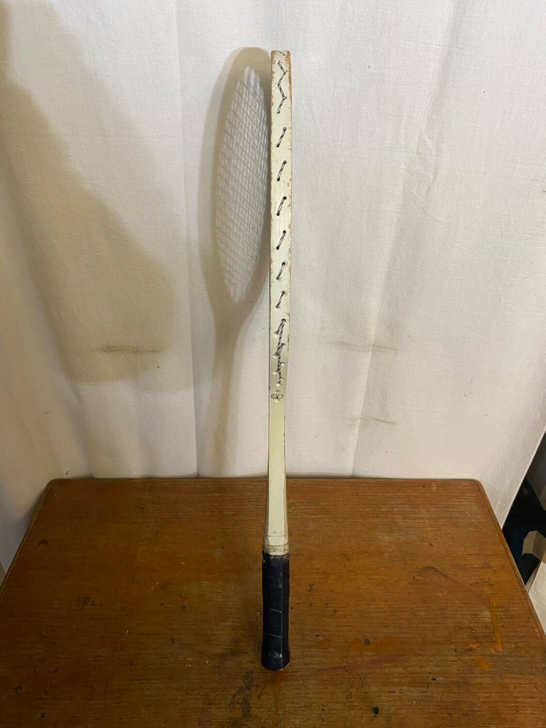 Raquette Ancienne Tennis DONNAY Junior Bois + Étui Vintage