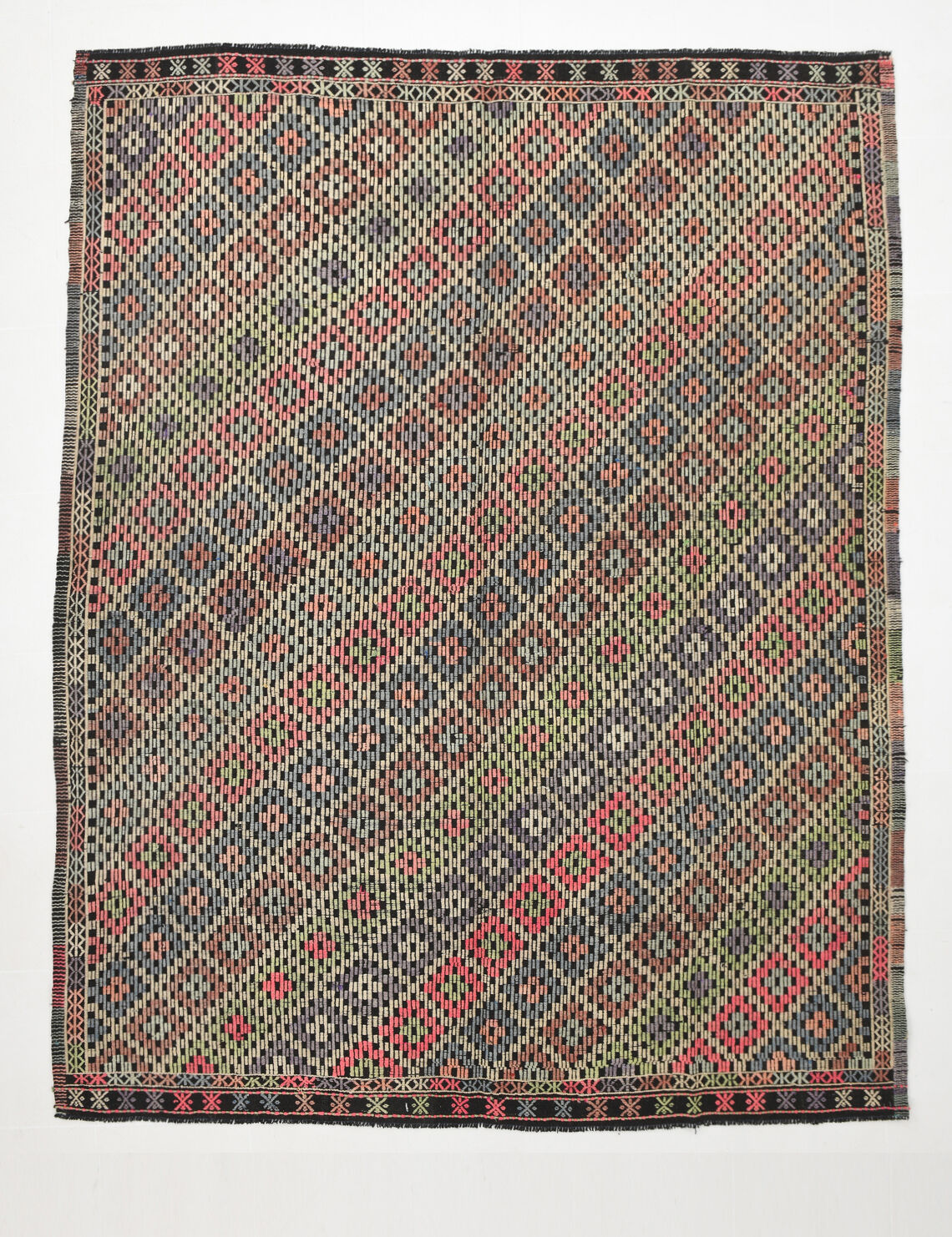 7x8 Handwoven Kilim Rug, 207x262Cm