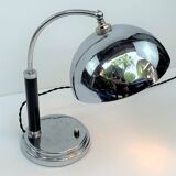 Nickel-plated spherical modernist lamp and Chrome 1930