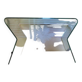 Designer curved glass console