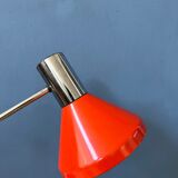 Mid-century red desk lamp