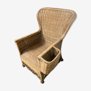 Rattan armchair called wing
