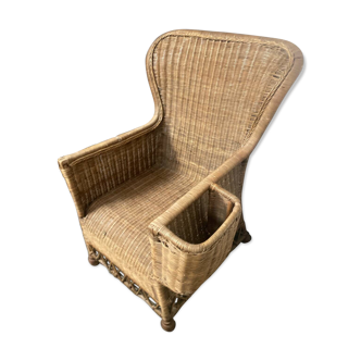 Rattan armchair called wing