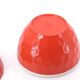 Red plastic strawberry ice bucket, 1970s
