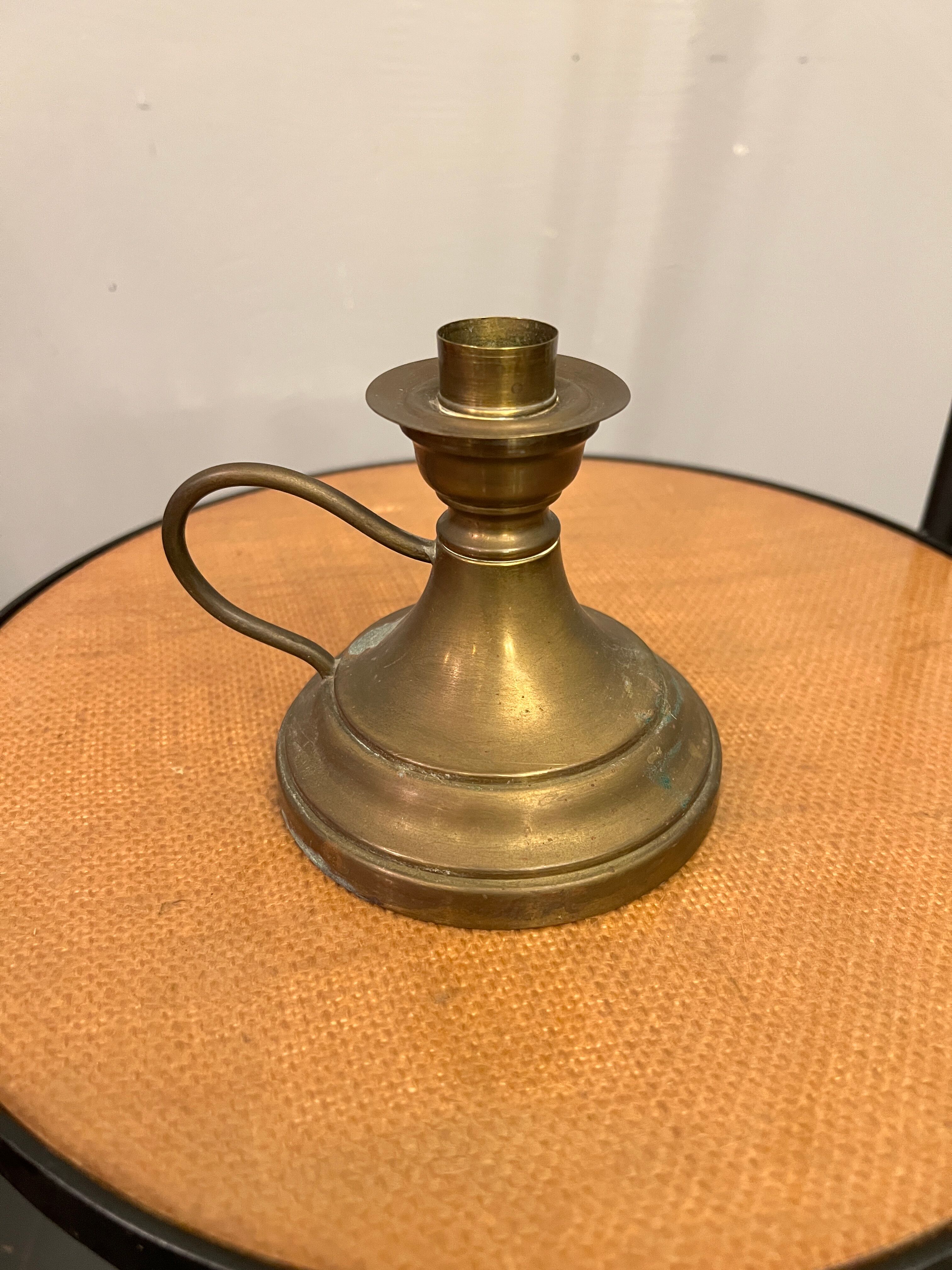 BHV - Brass hand candle holder