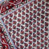 Tapis vintage indien Seraband fait main en laine – 94 x 162 cm – 1970s