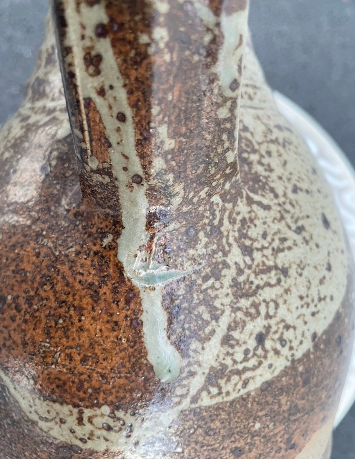 Stoneware pitcher by Pierre Digan