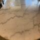 Bistro table on marble