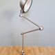 Lot de 4 lampes industrielle Jieldé en acier brossé, 3 bras