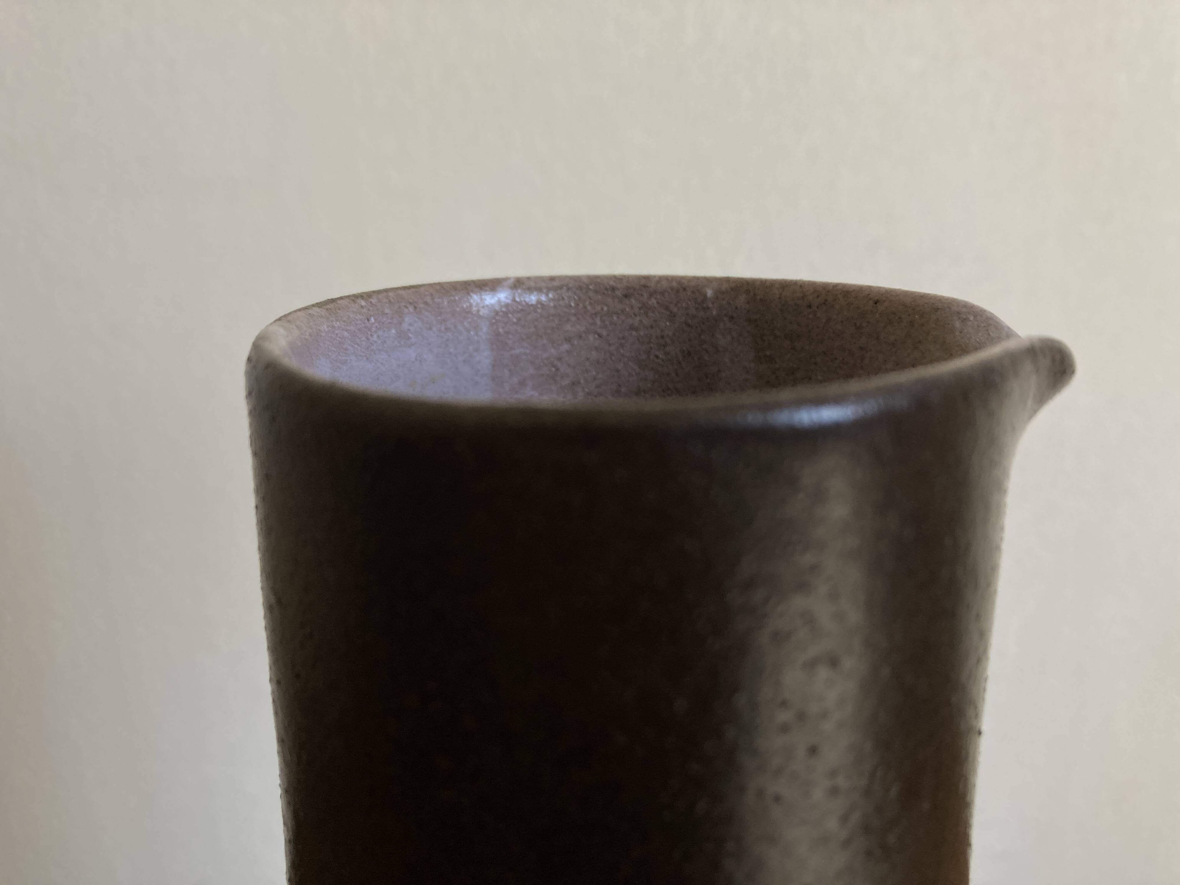 Céramique mid century en terre vernissée 1970