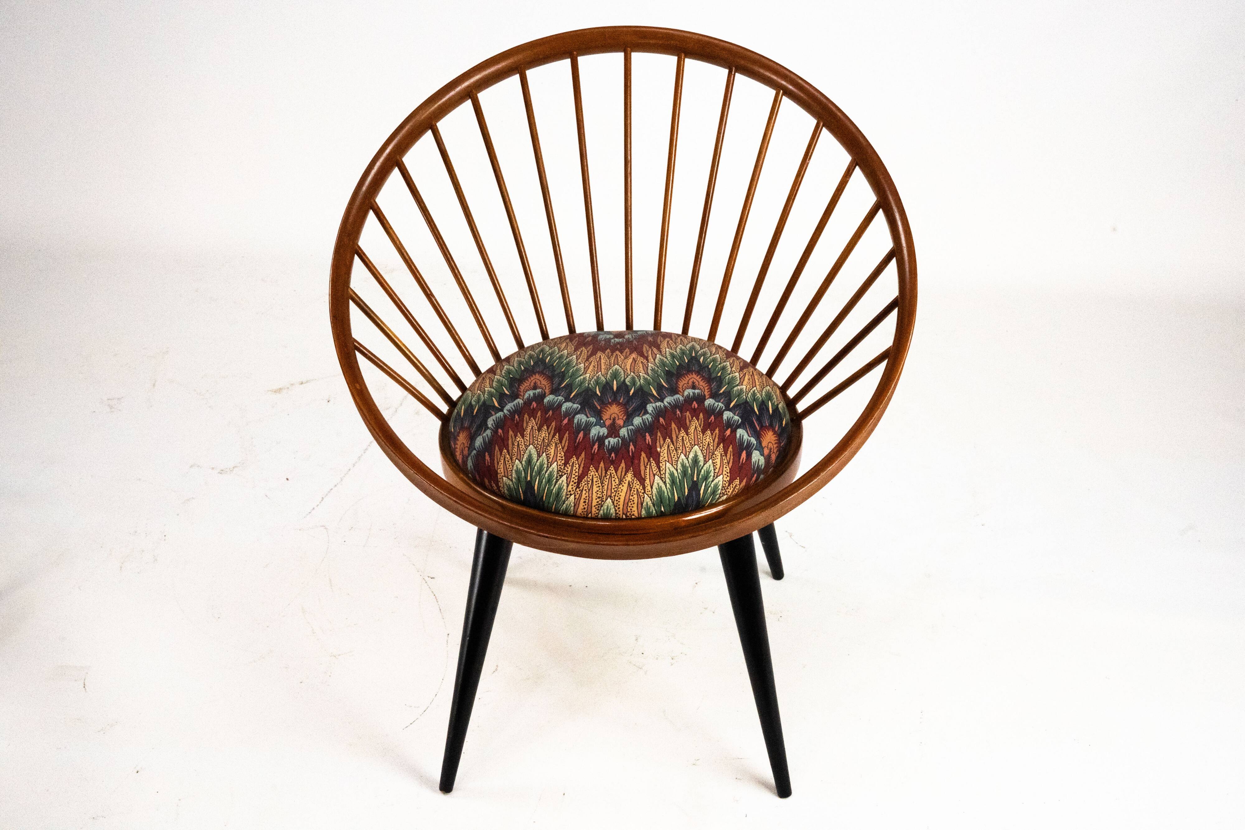 Pair of Yngve Ekström Circle Chairs for Swedese, Sweden 1950s – Original Up