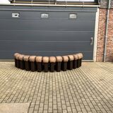 De Sede Ds600 Snake Tatzelwurm, 14 elements. Origineel in Topstaat!!