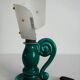 Table lamp ceramic and plastic 1950s