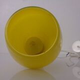 Yellow Teardrop Glass Ceiling Lamp from Holmegaard, Denmark, 1960s