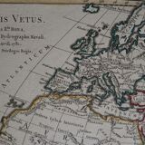 Pair of maps of Europe of the eighteenth