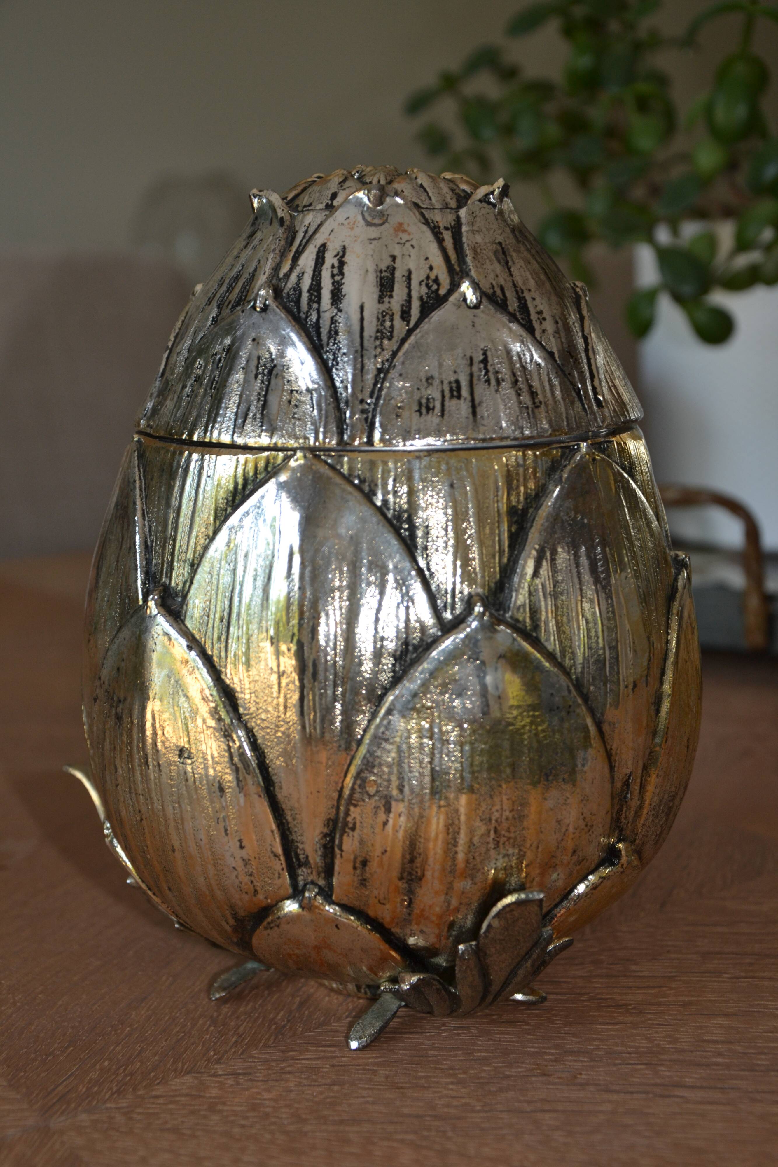 "Artichoke" ice bucket by Mauro Manetti