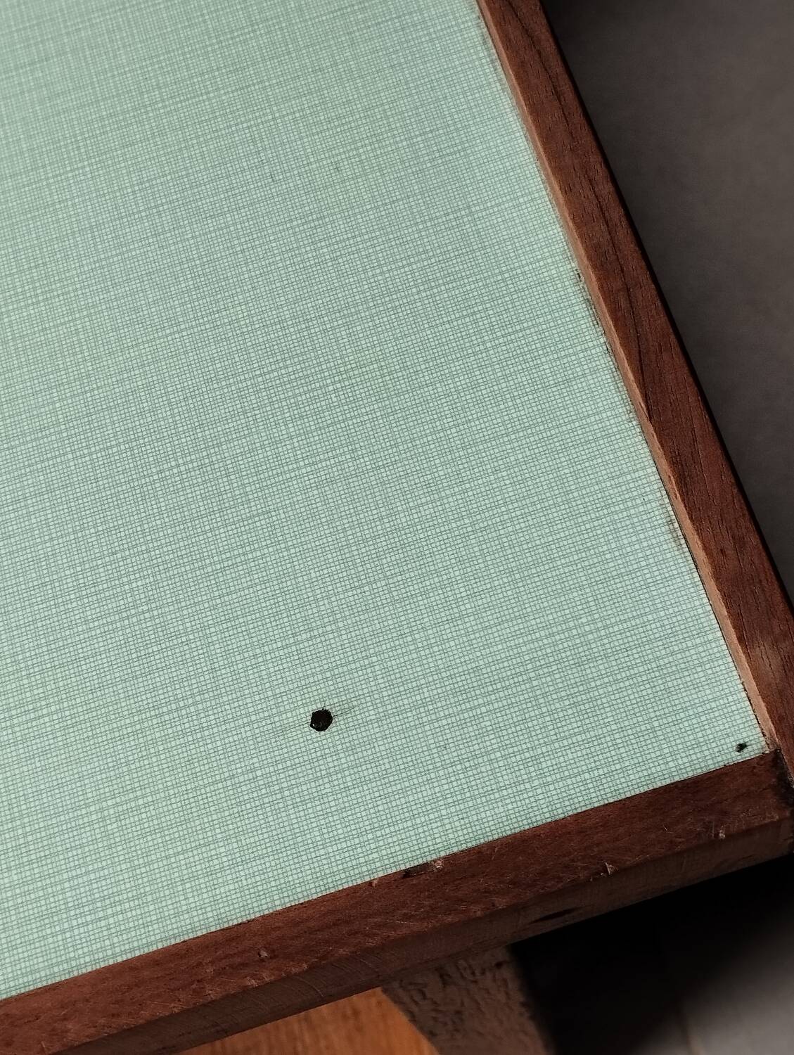 Wood and formica coffee table