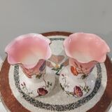 Pair of art deco opaline vases from the 1930s