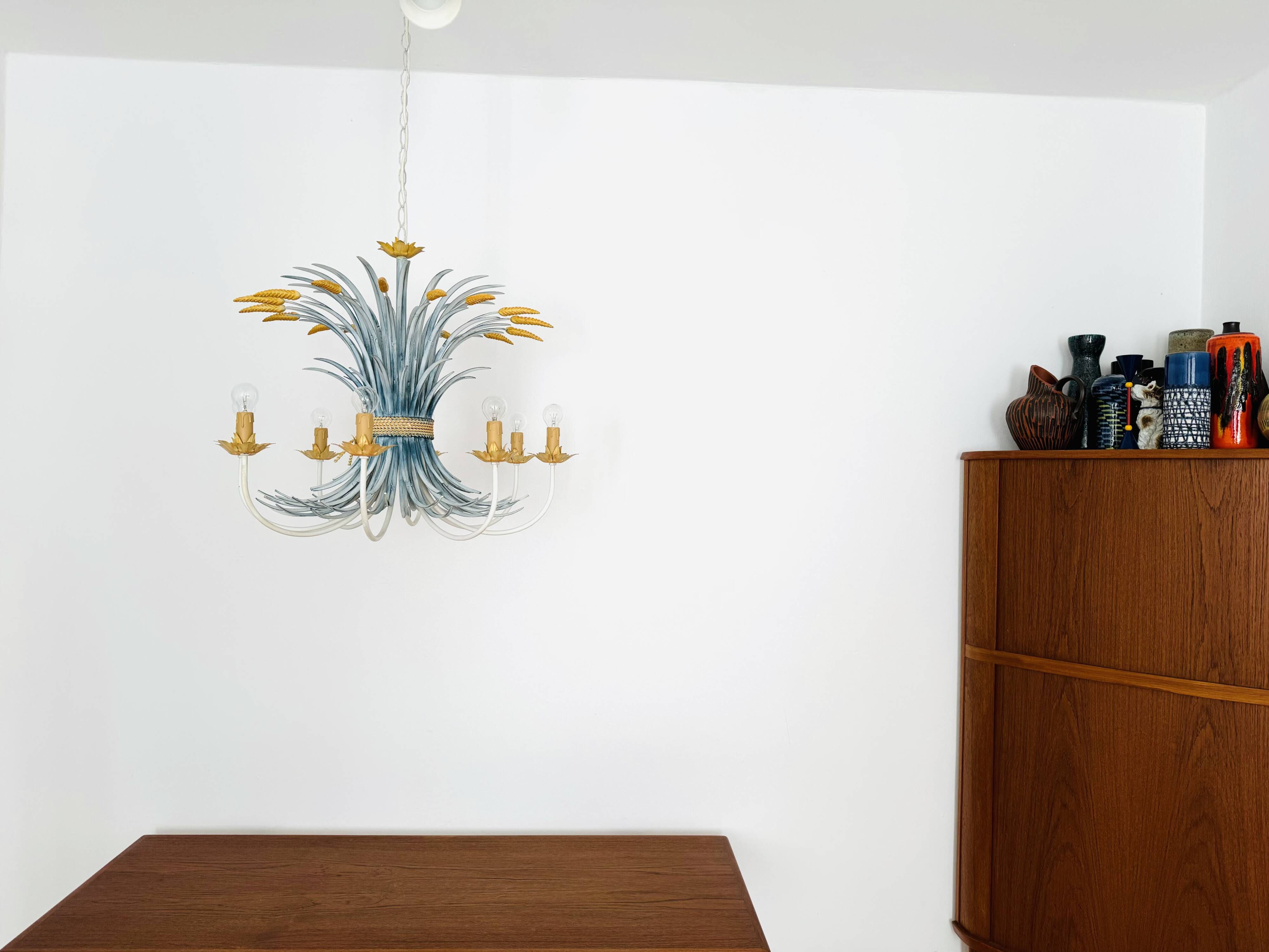 Large Italian Hollywood Regency Chandelier by Hans Kögl