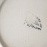 6 assiettes Longchamp decor fleur
