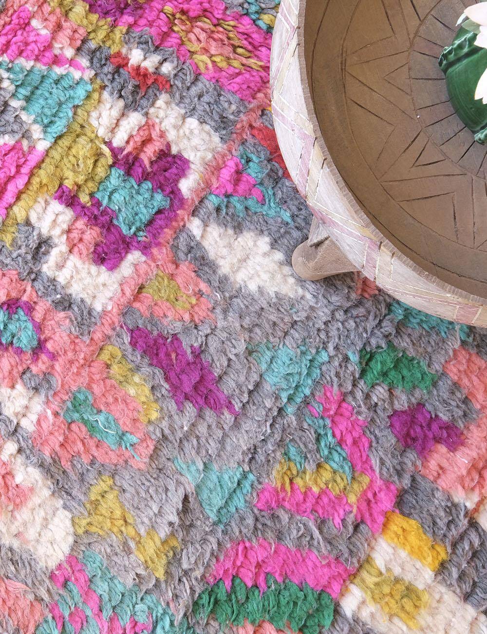 Handmade Berber Rug - 247 x 138 cm