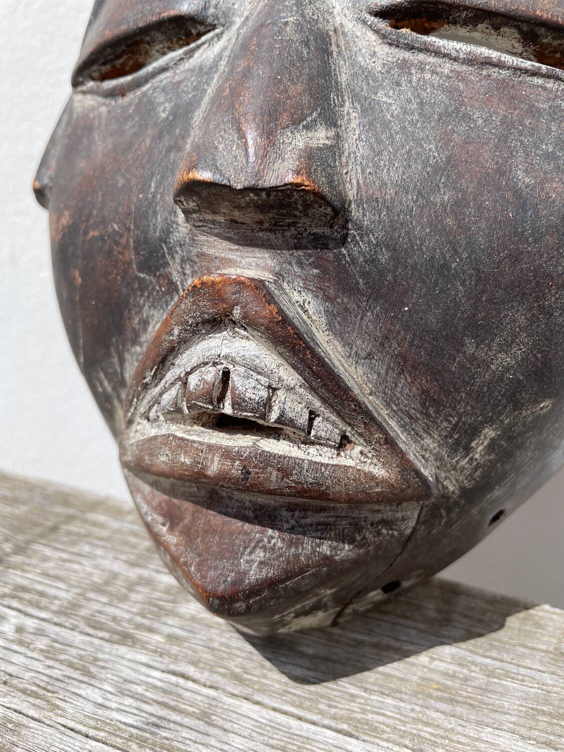 Minimalist African mask