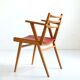 1950s compass leg chair
